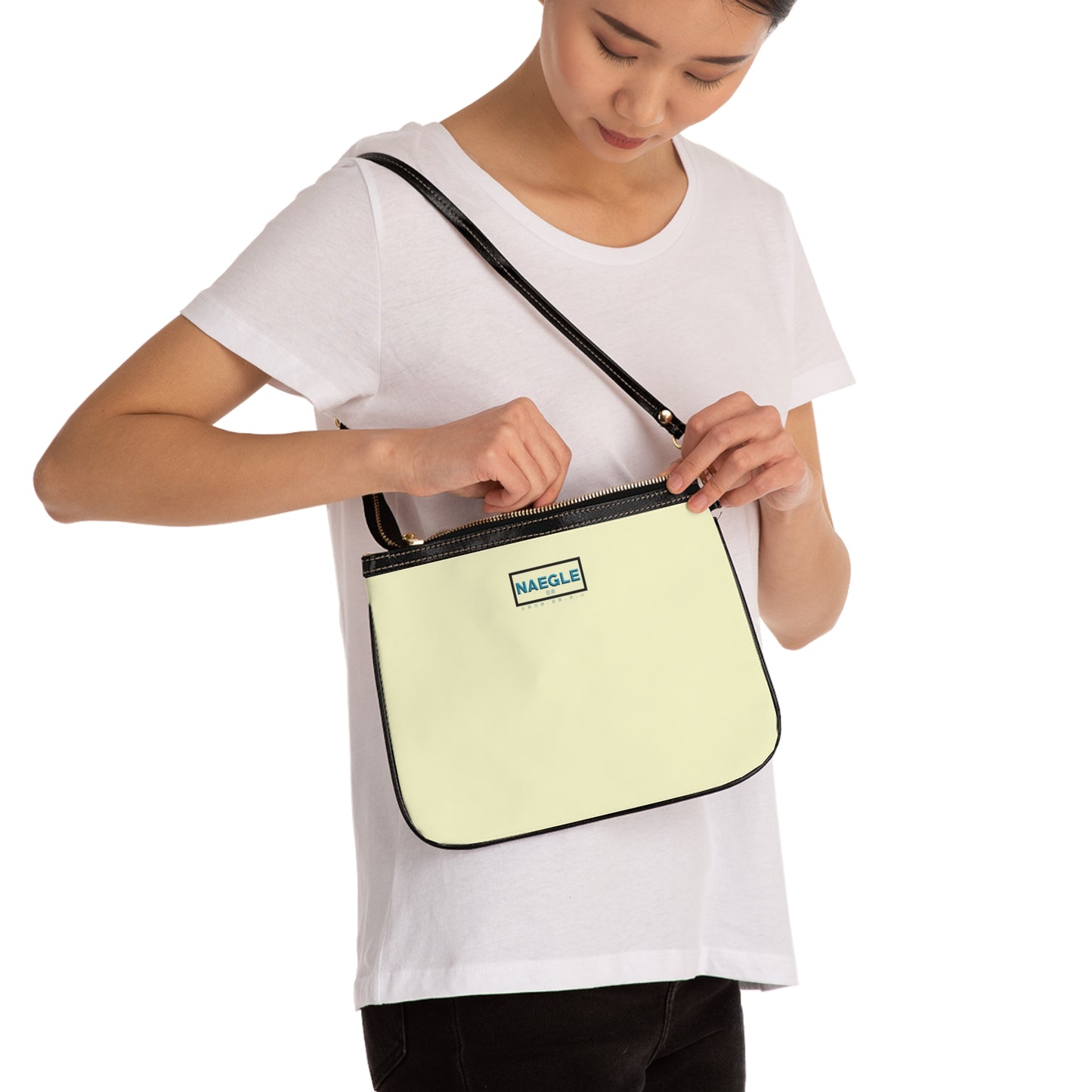 Small Shoulder Bag Naegle Music Logo with Katagana