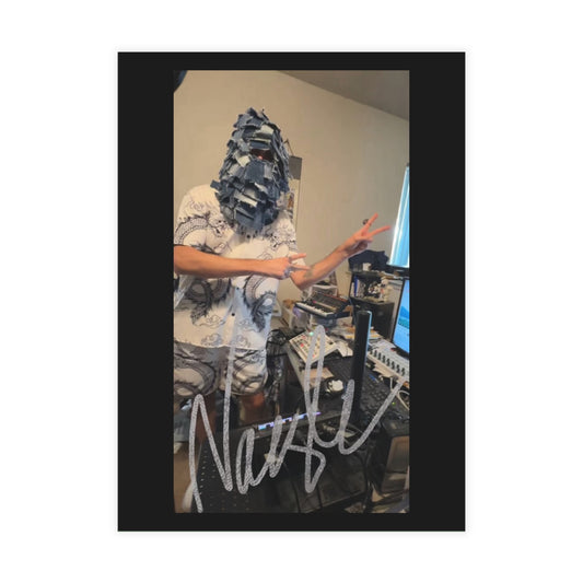 Kizuna 絆記念フォトカード、前面光沢、アーティスト箔サイン入り by NAEGLE