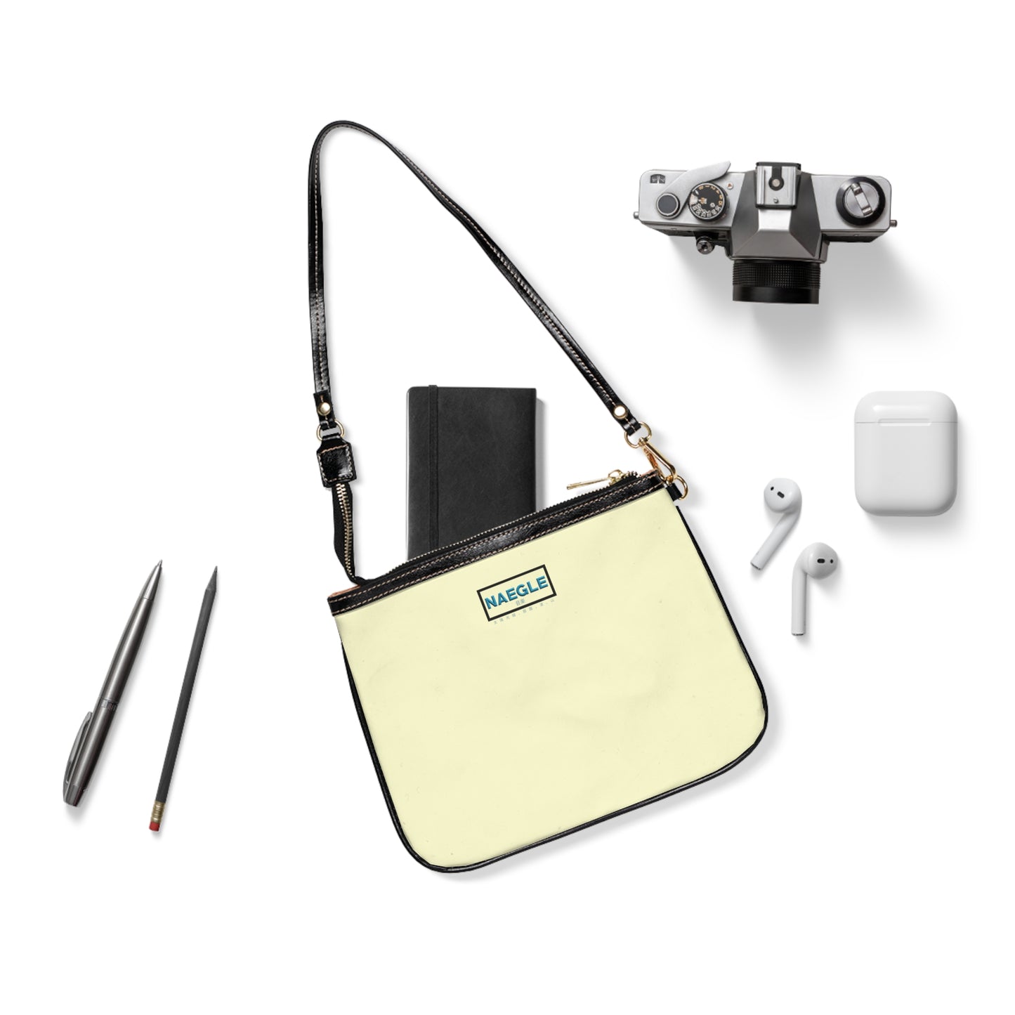 Small Shoulder Bag Naegle Music Logo with Katagana